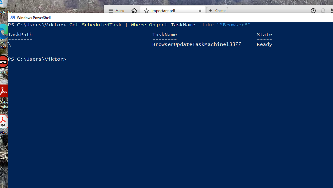 scheduled task